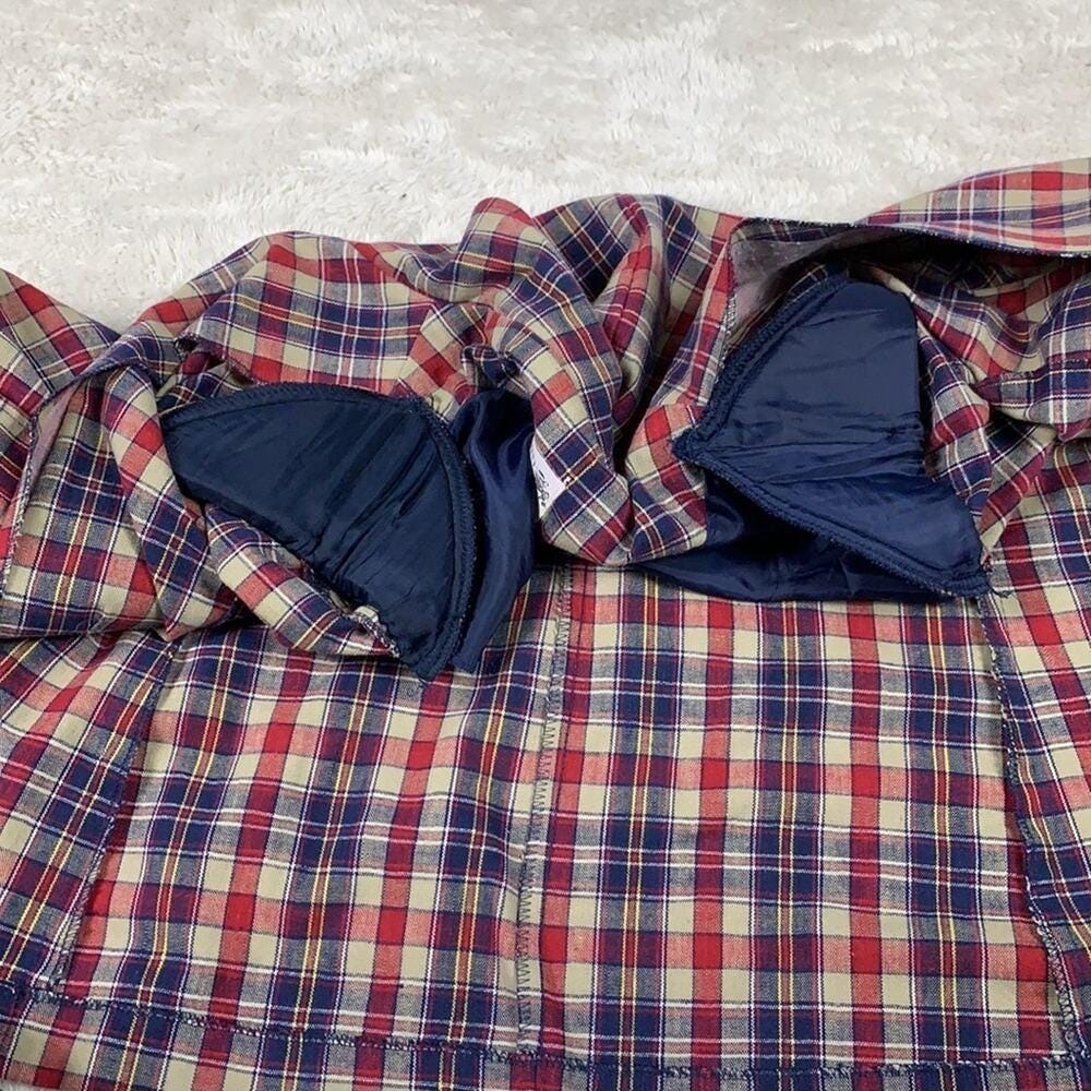 Vintage 70s Cricket Lane plaid double button blazer Jacket, med - L - Picture 8 of 8